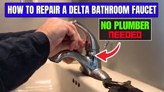 How to Repair a Delta Bathroom Faucet (No Plumber Needed!)