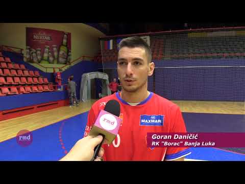 RUKOMET - Borac vs Gračanica 32:20 / Goran Daničić, RK "Borac" - IZJAVA