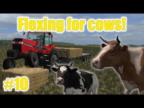 Flexing for cows! | UMRV Ep. 10 | Farming Simulator 17
