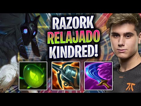 RAZORK RELAJADO CON KINDRED! - FNC Razork Juega Kindred Jungla vs Sejuani! | Season 2023