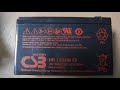 Батарея CSB 12V 9Ah HR1234WF2