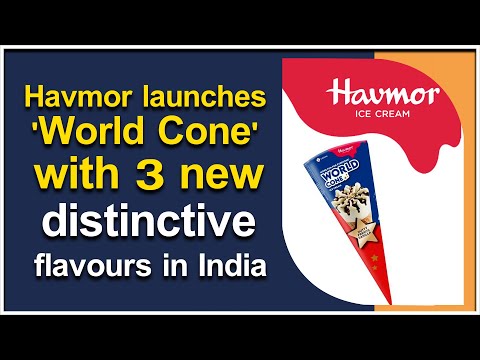 Havmor Launches World Cone with Three New Distinctive Flavours in India || Hybiz tv