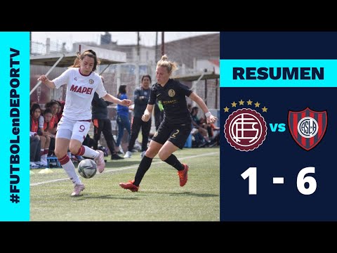 Lanús 1-6 San Lorenzo | RESUMEN Y GOLES | Fecha 19 | Primera División | Campeonato Femenino YPF