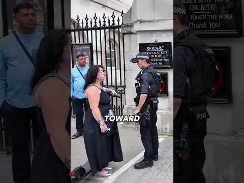 Woman Threatens Royal Guard… Emergency Button Pressed