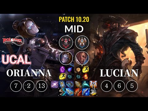 KT Ucal Orianna vs Lucian Mid - KR Patch 10.20