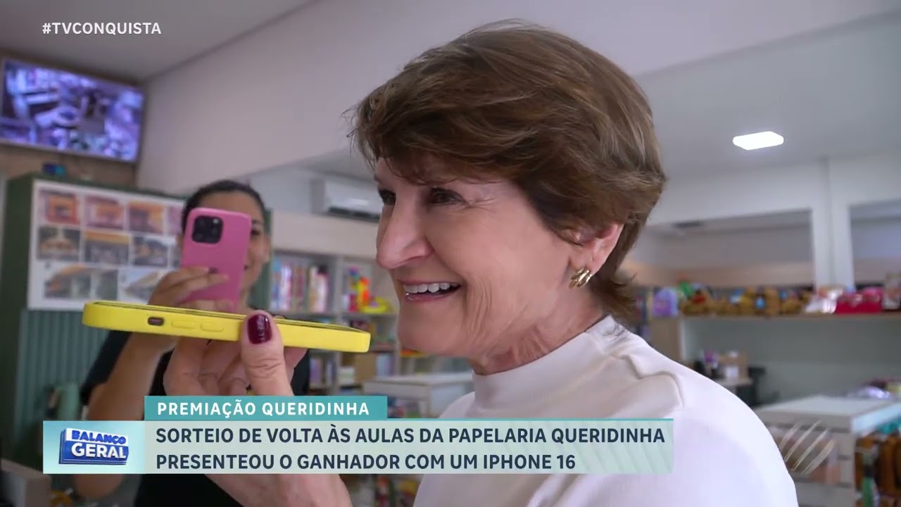Papelaria Queridinha sorteia iPhone em campanha de Volta às Aulas