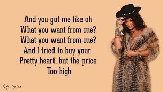 Rihanna - Love On The Brain (Lyrics)