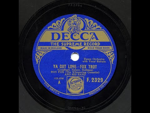 Roy Fox And His Band - Ya Got Love (BOWLLY)