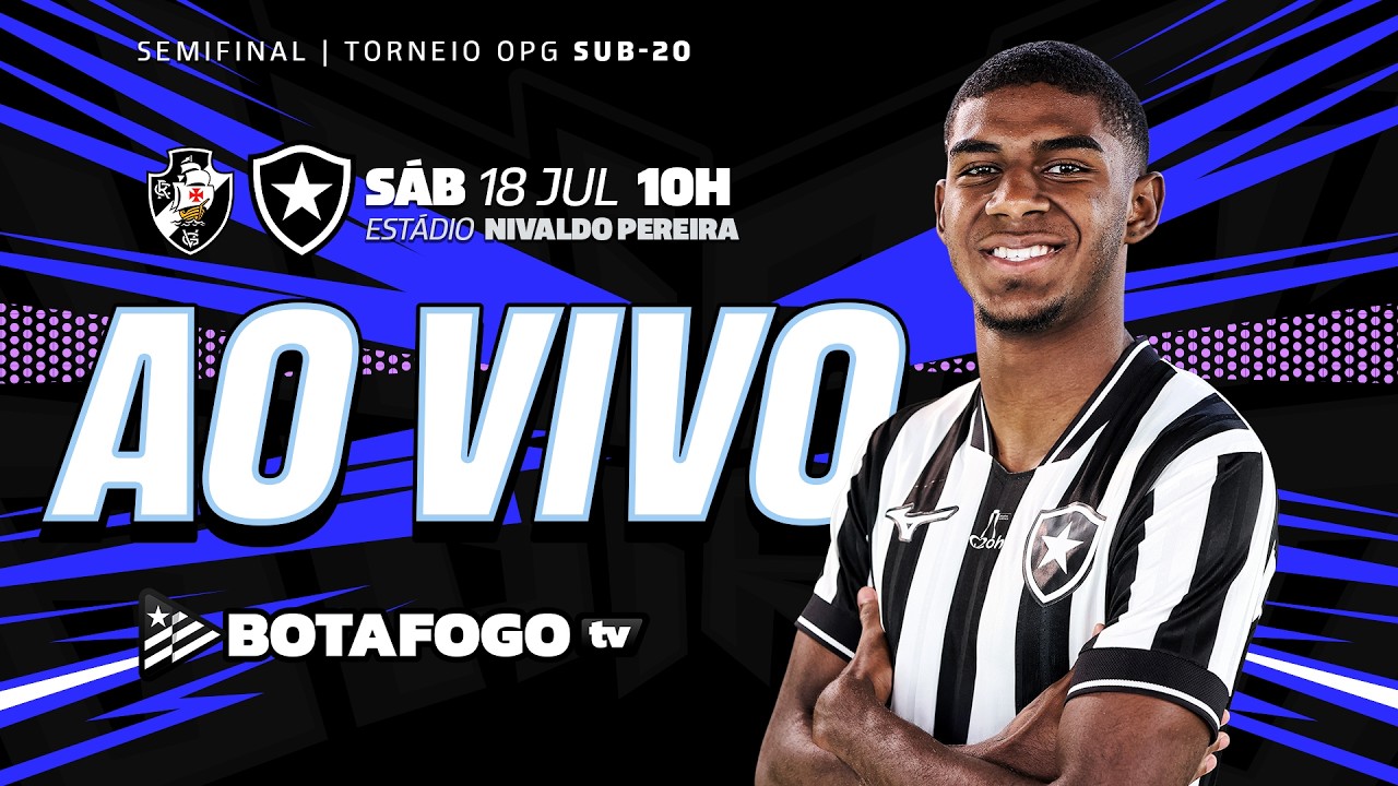 Assista AO VIVO: Botafogo enfrenta o Vasco no primeiro jogo das semifinais do OPG Sub-20