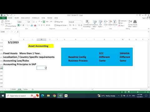 SAP FICO ENGLISH: Real Time Asset Accounting Basics - 01