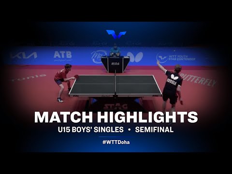 Stepan Brhel vs Ilia Koniukhov | WTT Youth Star Contender Tunis (U15 BS 1/2)