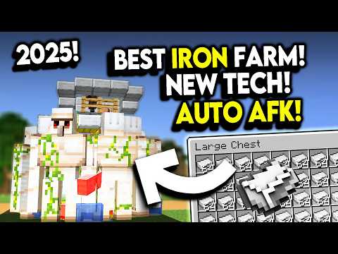 450 in 2 minuti! La MIGLIORE fattoria di ferro in Minecraft 1.21+