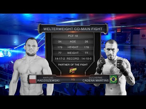 PCF 18 - Mariusz Radziszewski vs Guilherme Cadena Martins