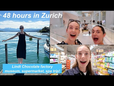 The BEST 48 hours in Switzerland 🇨🇭 (Lindt chocolate factory, spa, cheese fondue, supermarket)