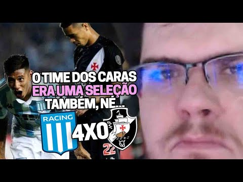 CASIMIRO REAGE: RACING 4X0 VASCO PELA LIBERTADORES 2018 | Cortes do Casimito