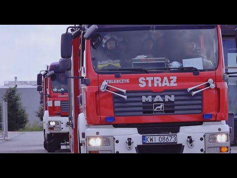 Fabryka MAN Niepołomice - ćwiczenia OSP