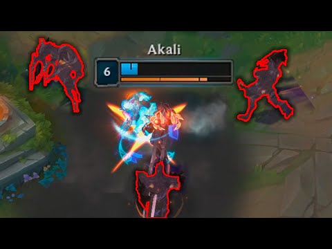 AKALI vs ZED at LVL 6