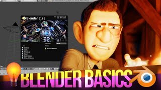 Como usar a interface e mexer no blender!
