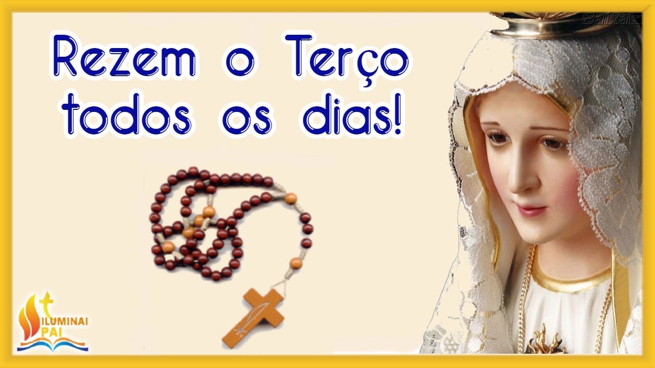 12/10/2024 ORAÇÃO do TERÇO - Mistérios Gozosos - Segundas e Sábados