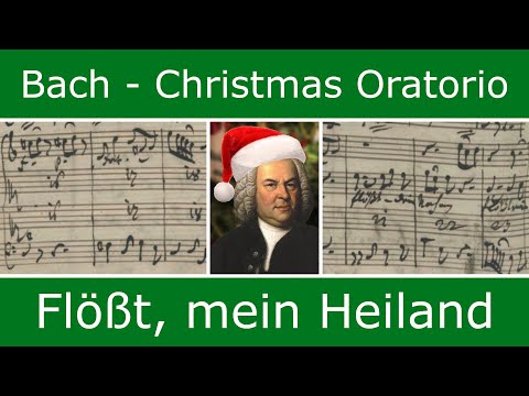 Bach's own score - Flösst, mein Heiland, flösst dein Namen (soprano aria)