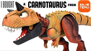 I bought an articulated CARNOTAURUS from TEMU!