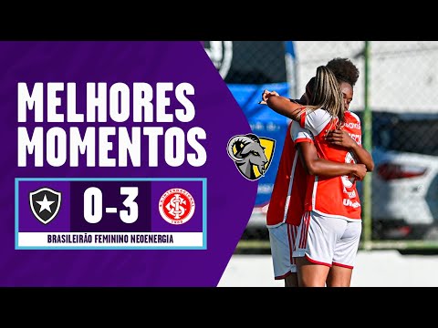 Gols e lances de Botafogo x Internacional