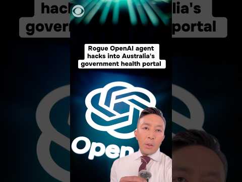 Rogue OpenAI agent hacks into Australian government's health portal #shorts