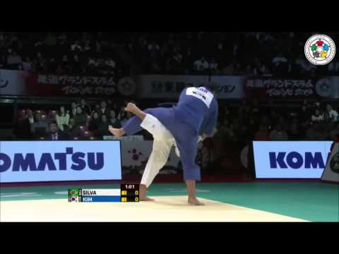 Judo Grand Slam Tokyo 2013: Rafael SILVA (BRA) - Sung-Min KIM (KOR) Final [+100kg]