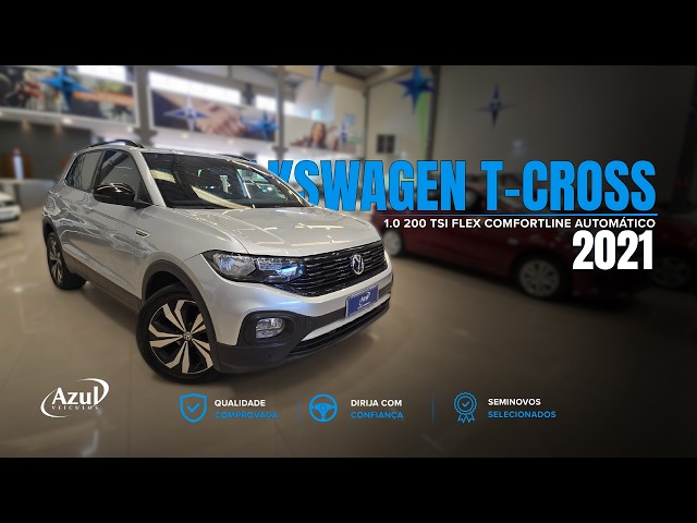 Vídeo VOLKSWAGEN T-CROSS 1.0 200 TSI TOTAL FLEX COMFORTLINE AUTOMÁTICO