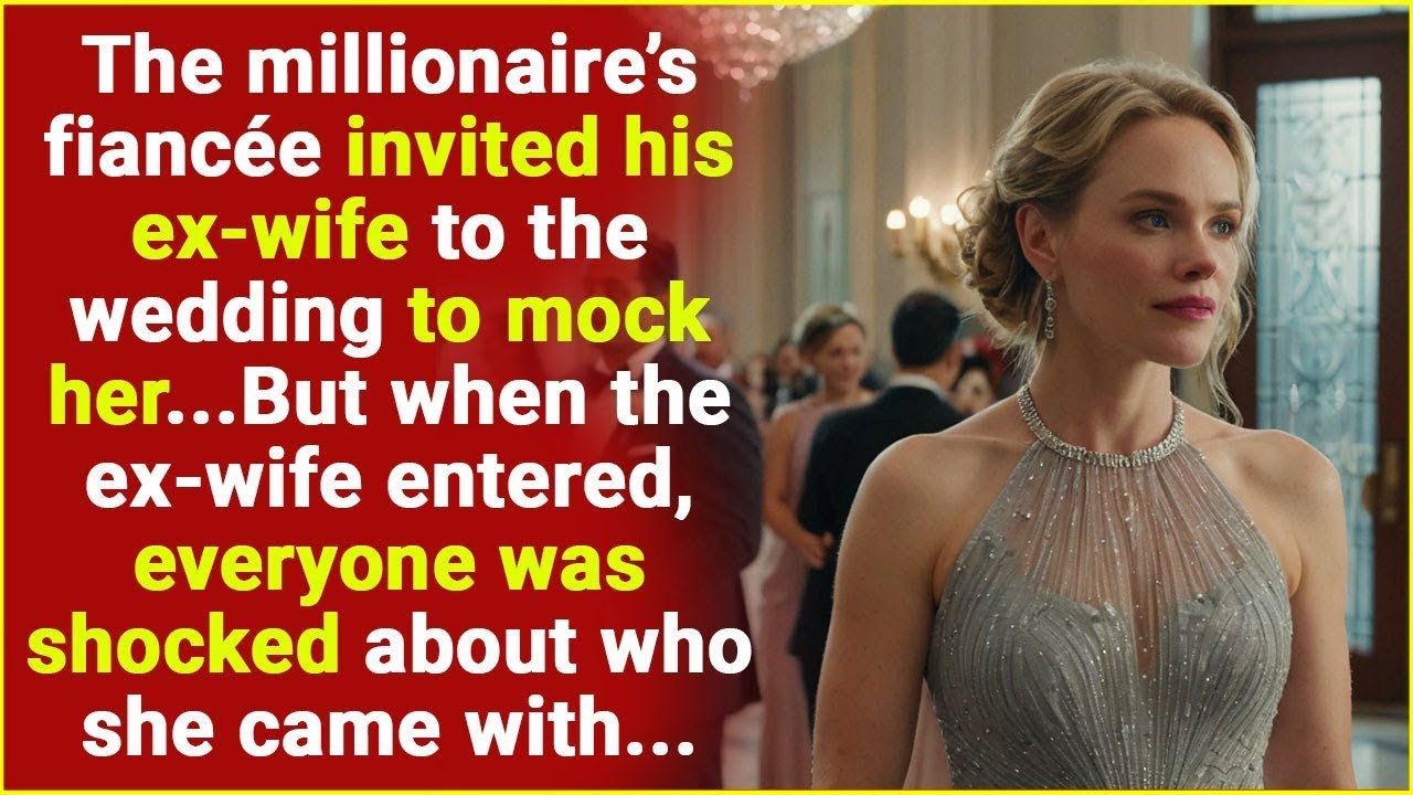 Millionaire’s fiancée invited his ex-wife to wedding to mock her…but when she came with him