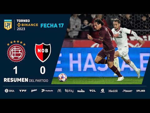 #TorneoBinance 2023 | Fecha 17 | resumen de Lanús - Newell's