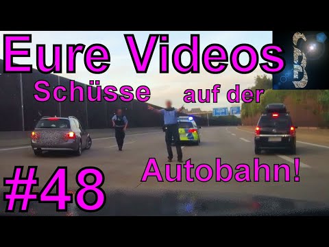 Eure Videos #48 - Kobra11 Spezial #04 - Schüsse auf der Autobahn - Abhauen vor der Polizei #Dashcam