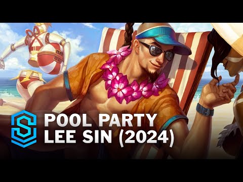 Pool Party Lee Sin Skin Spotlight - League of Legends