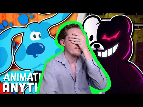 Blue vs Monokuma - Rap Battle! [REVIEW] (ANIMATION VS ANYTHING: CH. II)