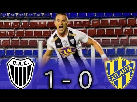 Primera Nacional : ESTUDIANTES (BA) 1 - 0 ATLANTA | (Reducido) | EL GOL