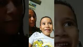 Declaração de amor, feita pelo aluno Miguel, Grupo 5, para a professora Valdecarla Pereira