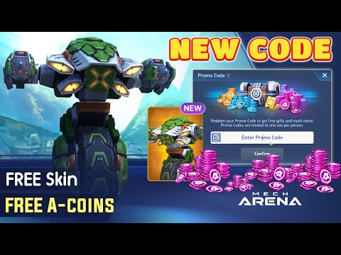 NEW Promo CODE: FREE A-coins, FREE Skin Slingshot - Savant6 Mech Arena