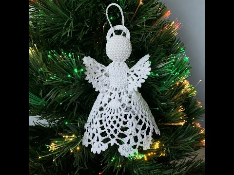 Beautiful Christmas Angel - Crochet Tutorial #2