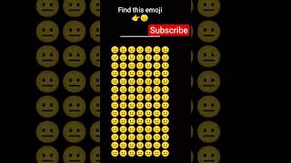 find this emoji #emoji #emojichallenge #funny #gaming #emojyfind  #shorts  #viral