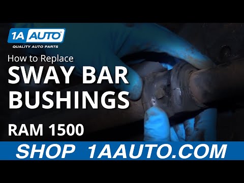 How to Replace Front Sway Bar Bushings 94-10 Dodge Ram 1500