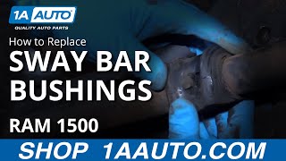 How to Replace Front Sway Bar Bushings 94-10 Dodge Ram 1500
