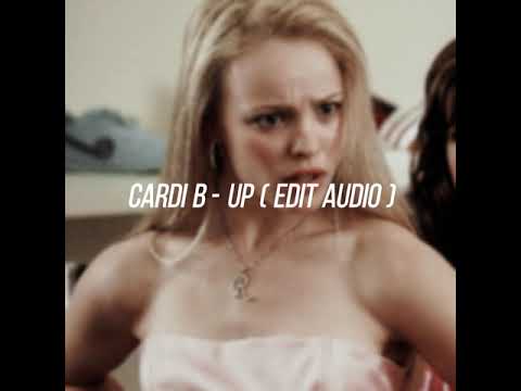 cardi b - up ( edit audio ) #shorts