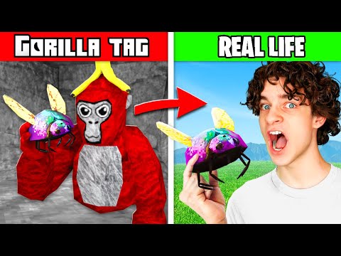 We Ate EVERY Gorilla Tag Food In Real Life...