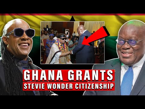 Stevie Wonder Makes History, Becomes Ghanaian Citizen on 74th Birthday!