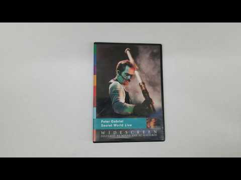 UNBOXING Peter Gabriel - Secret World Live 1994 Manu Katché DVD Pochette COVER 4K Artwork HD