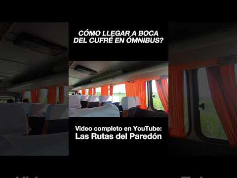Como llegar a Boca del Cufré en ómnibus (San José, Uruguay)