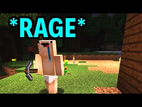 RageCraft Part 1 - Minecraft Funny Moments, Rages and Fails
