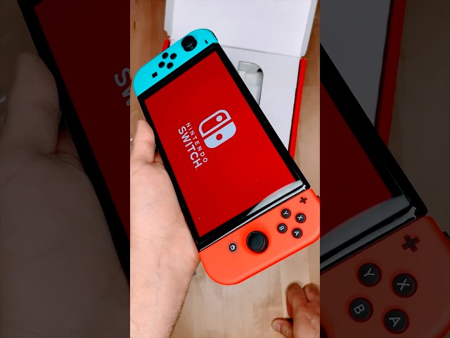 Vídeo relacionado con Nintendo Switch (OLED) console de jeux portables 17,8 cm (7") 64 Go Écran tactile Wifi Blanc