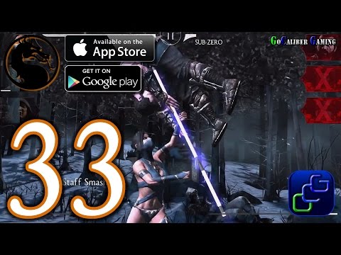 Mortal Kombat X iOS Walkthrough - Part 33 - Liu Kang Challenge: Battles 3-4