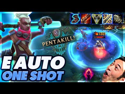 E + RAPIDFIRE ONE-SHOT | INSANE PENTAKILL | AD EKKO - BunnyFuFuu